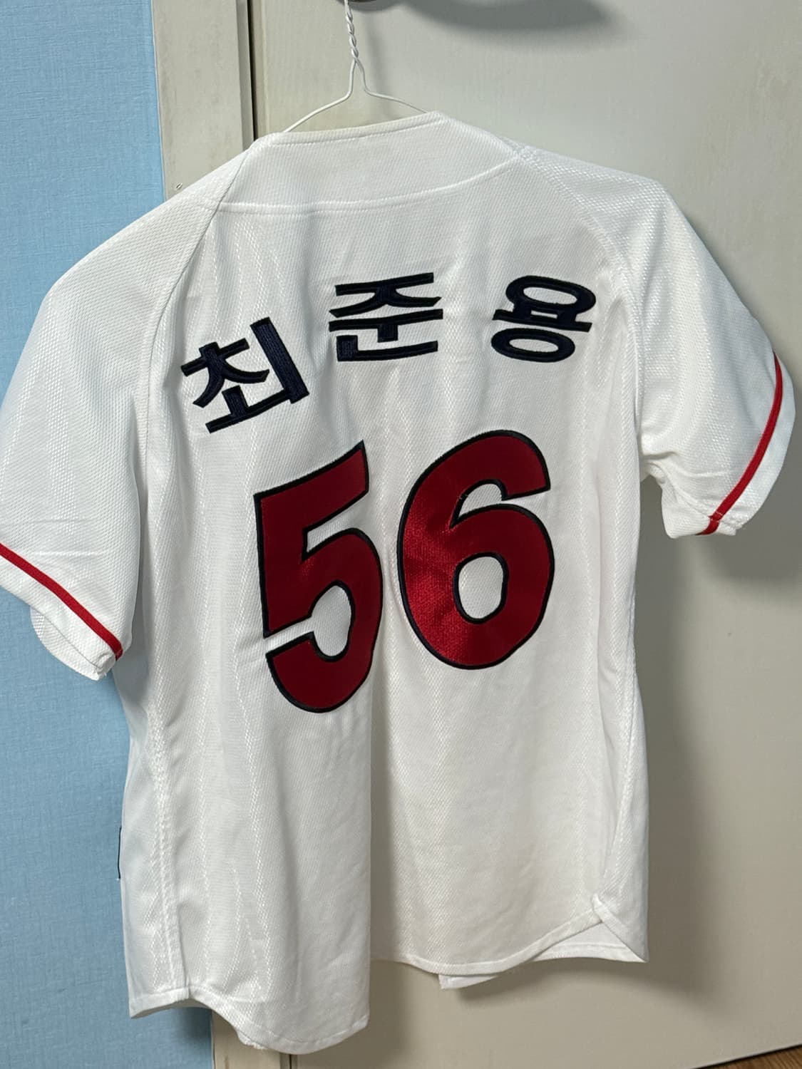 롯데자이언츠 최준용 홈 어센틱 홈 화이트 85 사이즈 유니폼 상품이미지1