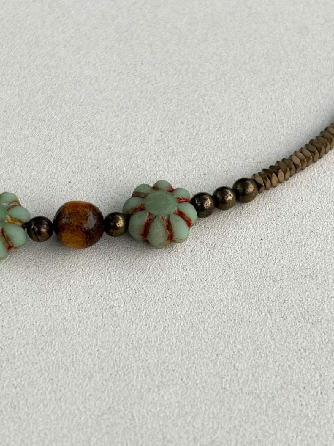 오프더쉘 보타닉 앤틱 원석 목걸이 (소량) 상품이미지3