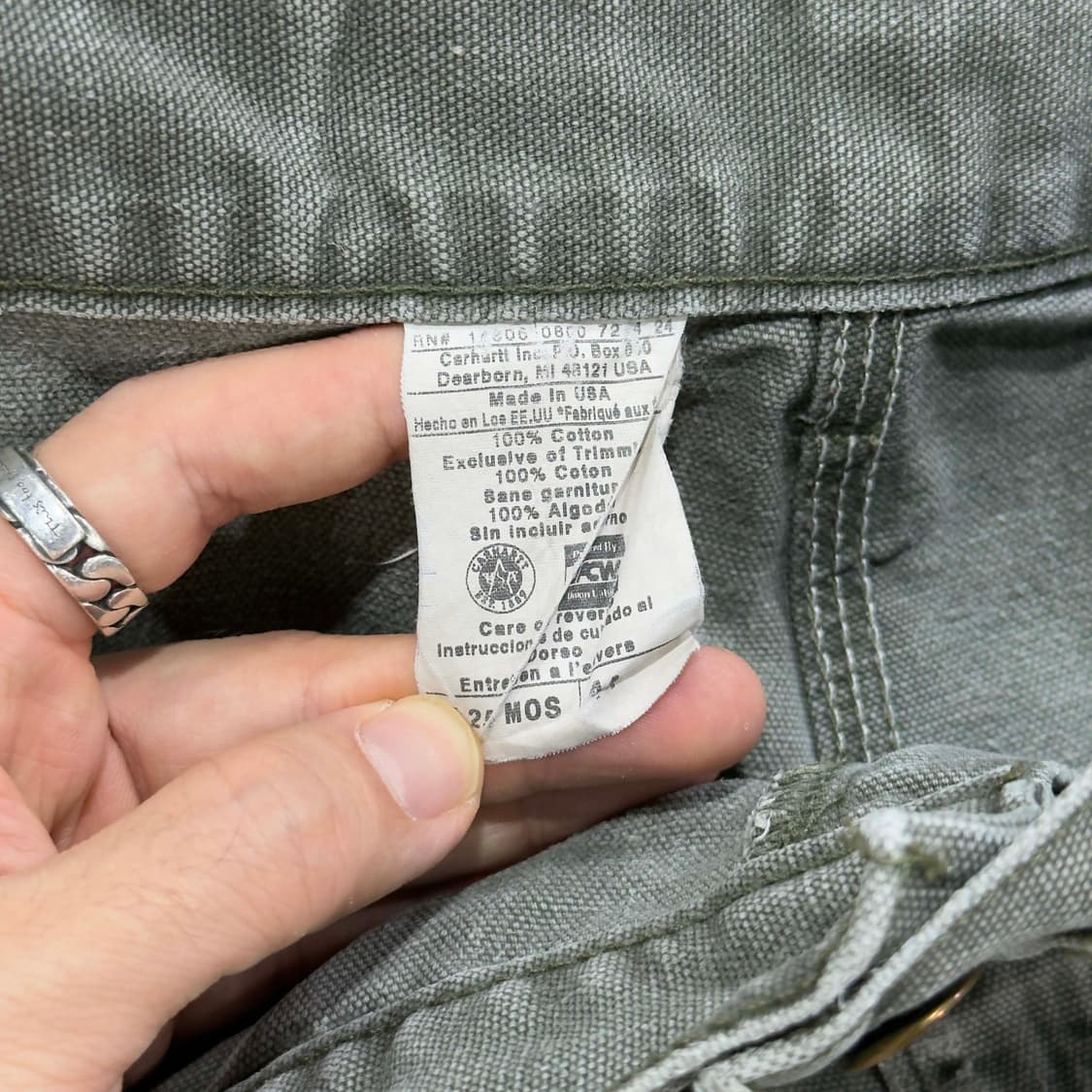 칼하트 카펜터 반바지 B25 MOS 44 상품이미지8