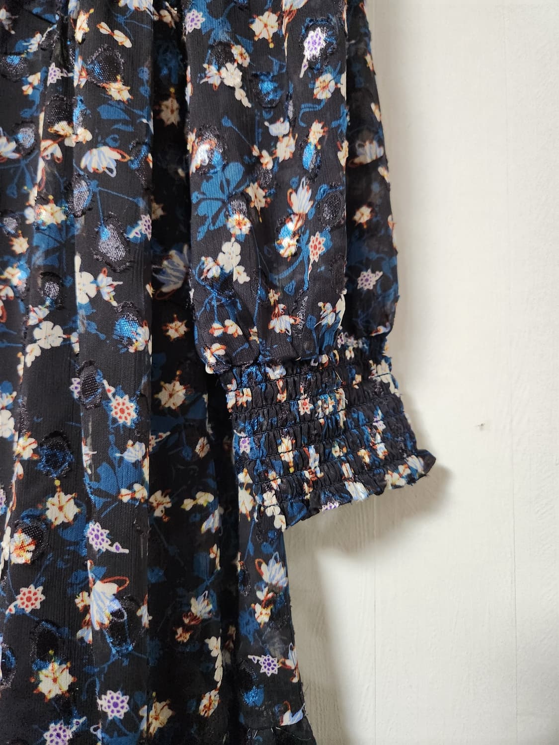 OZOC 블랙 플라워 롱 원피스 55 상품이미지4