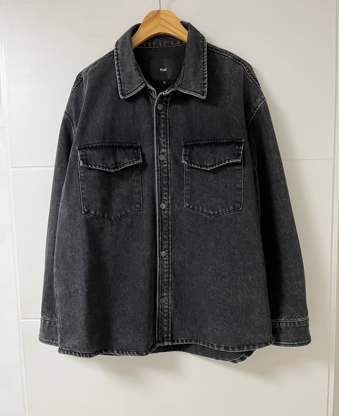플랙 데님 셔츠 자켓 상품이미지1