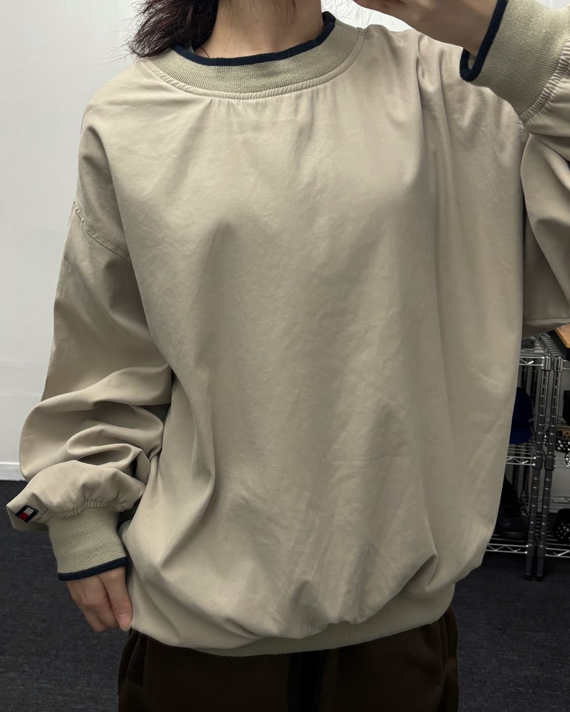 타미힐피거 00s 폴리쉘 베이지 웜업 상품이미지2