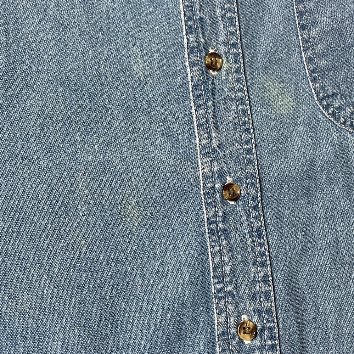 PEREGRINE BAY 빈티지 다운버튼 코튼 데님 셔츠 A00753 상품이미지4