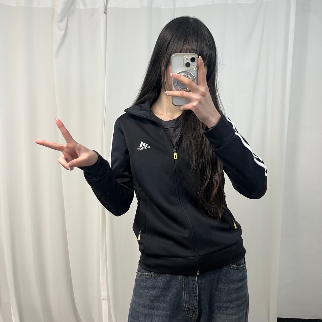 Adidas Black Track Jacket 상품이미지2