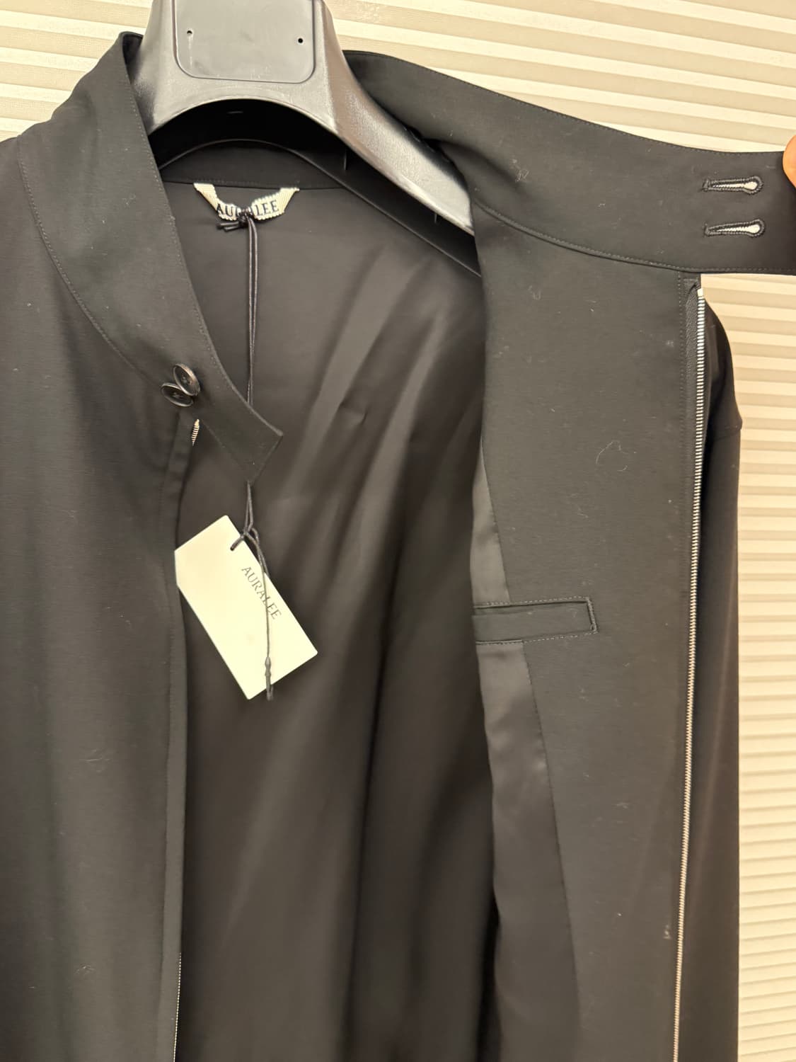 오라리 울 집 블루종 블랙 4사이즈 새상품 판매합니다! 상품이미지5