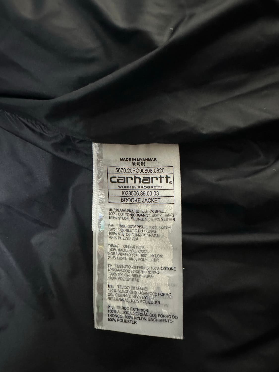 칼하트 블랙 후드 자켓 상품이미지6