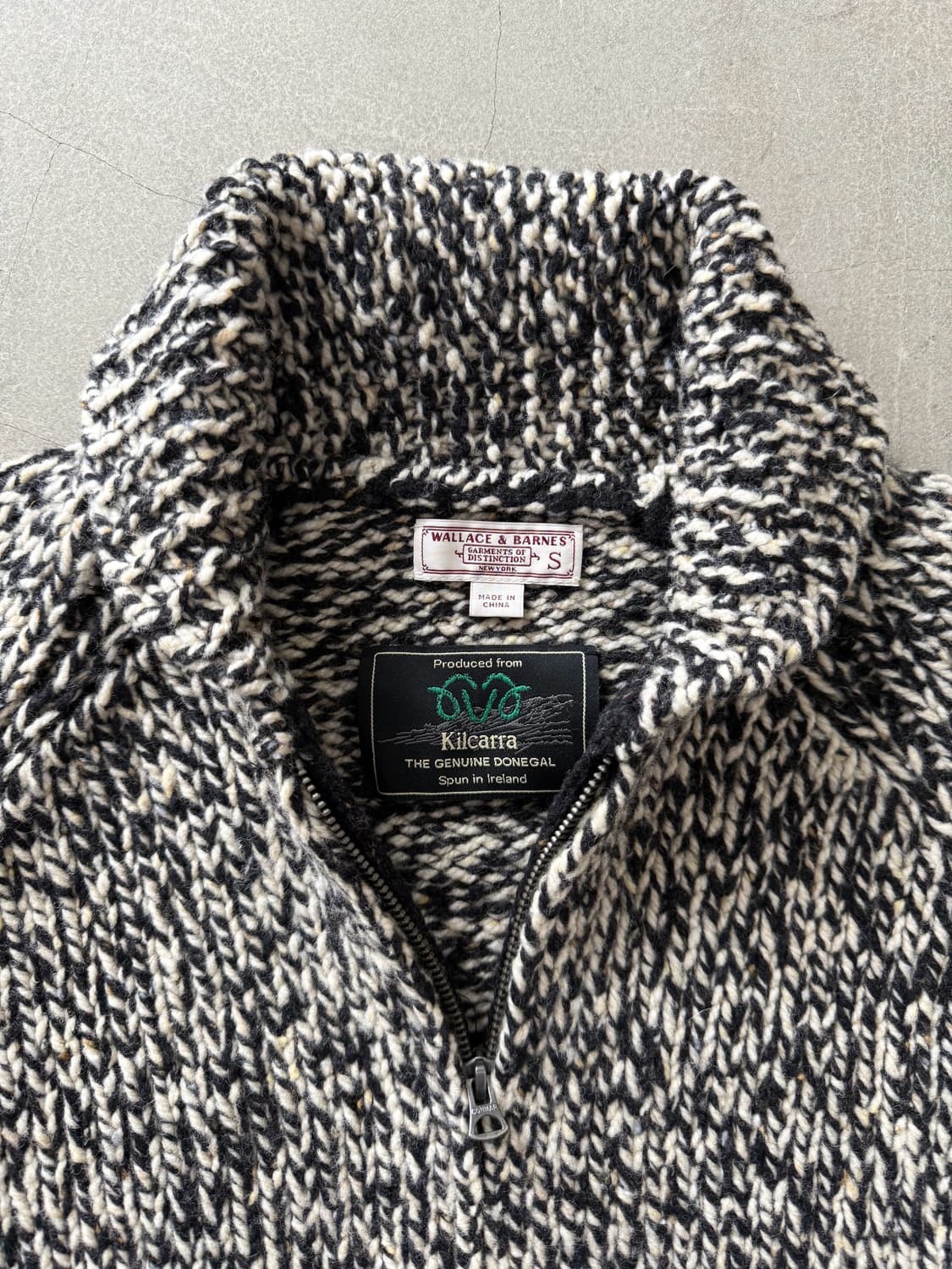 WALLACE & BARNES Wool Zip Up Sweater 상품이미지2