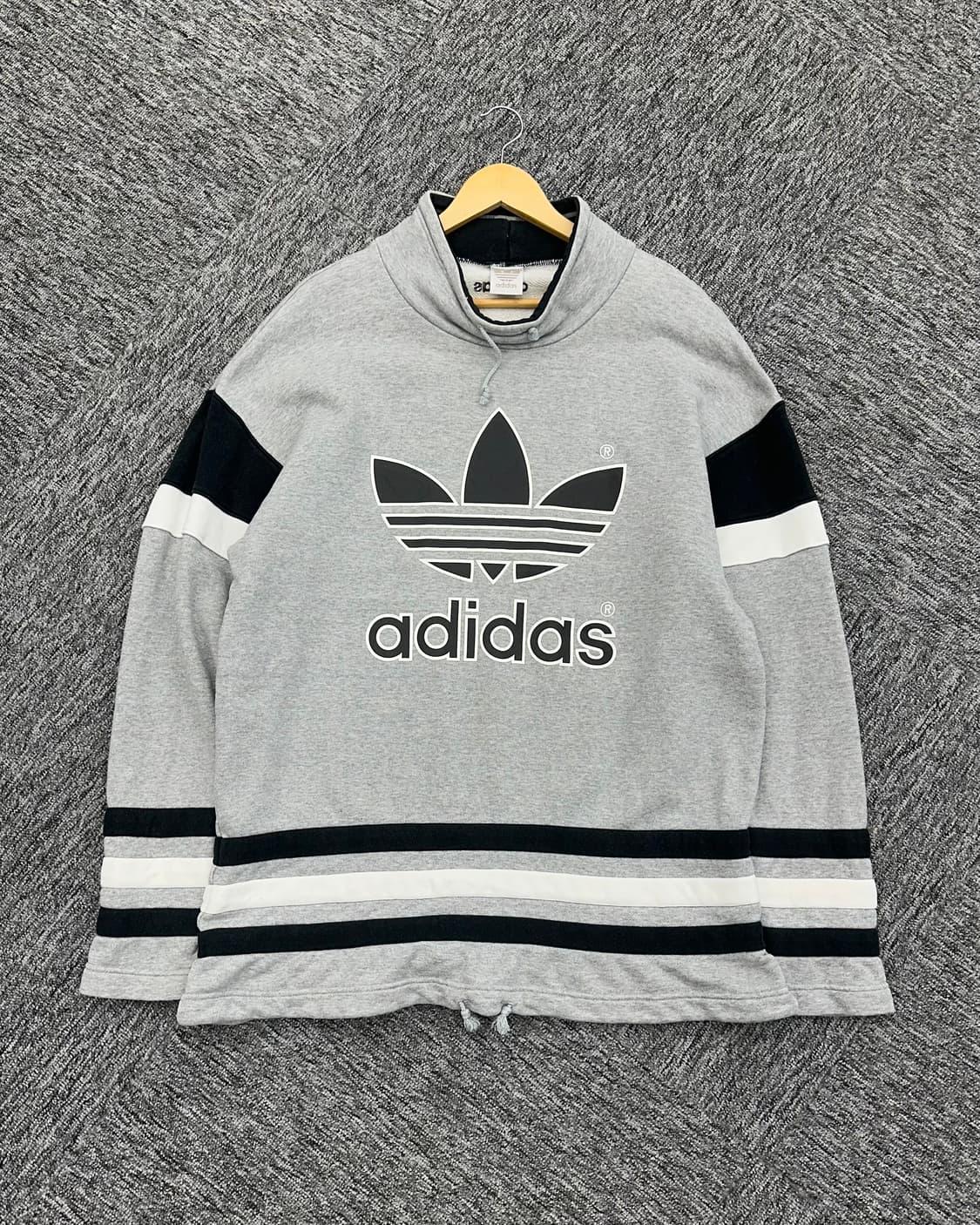 (L)80~90'S 아디다스 빅로고 긴팔-M1094 상품이미지1