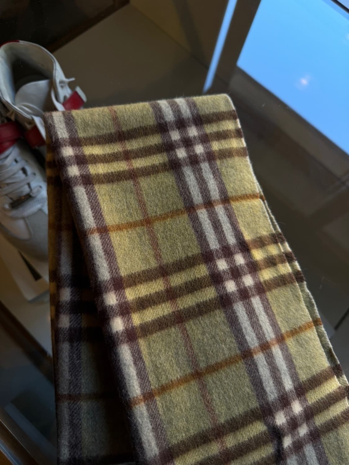 이태리 메이드 노바체크 램스울 머플러 상품이미지9