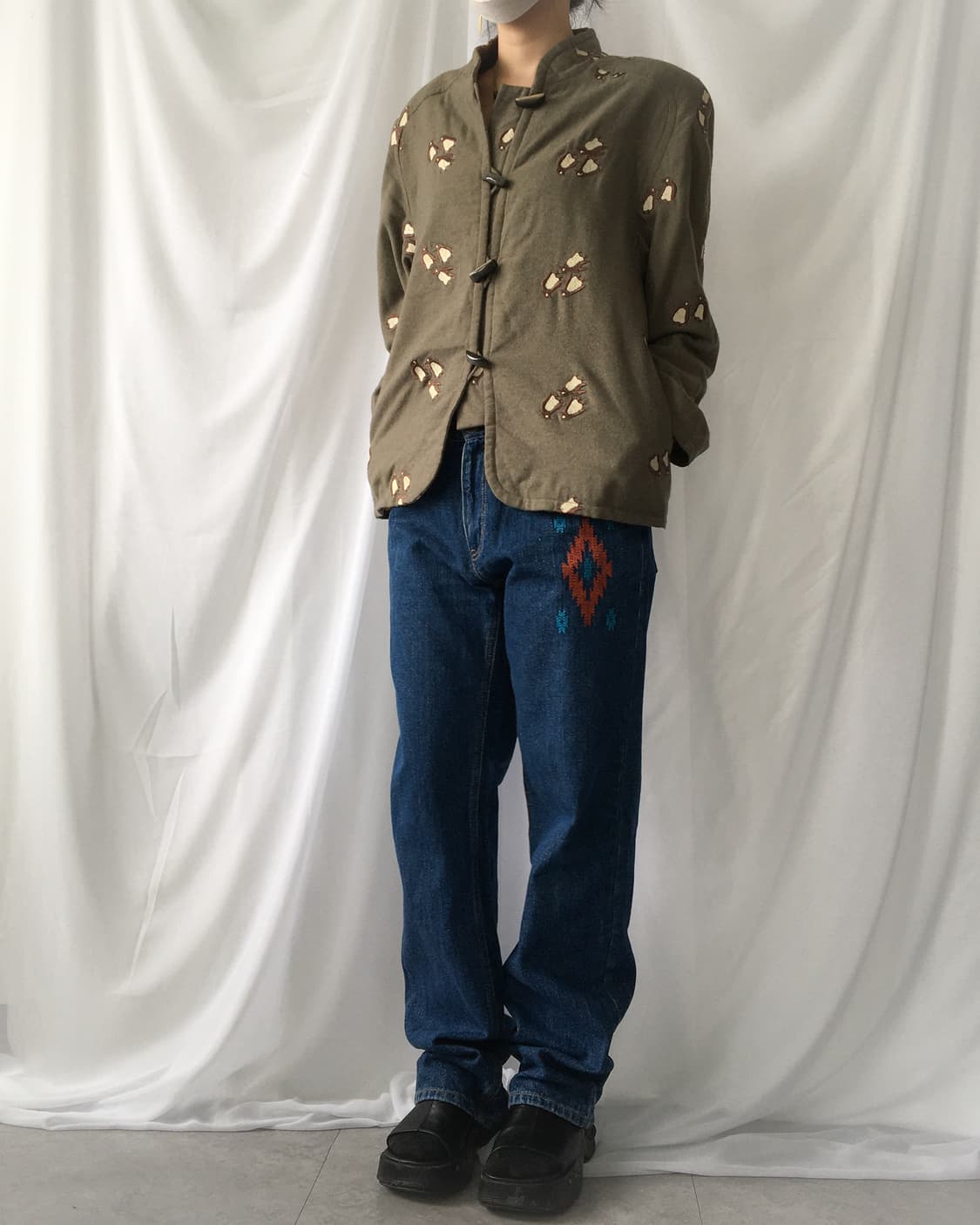 Penguin pattern jacket 상품이미지7