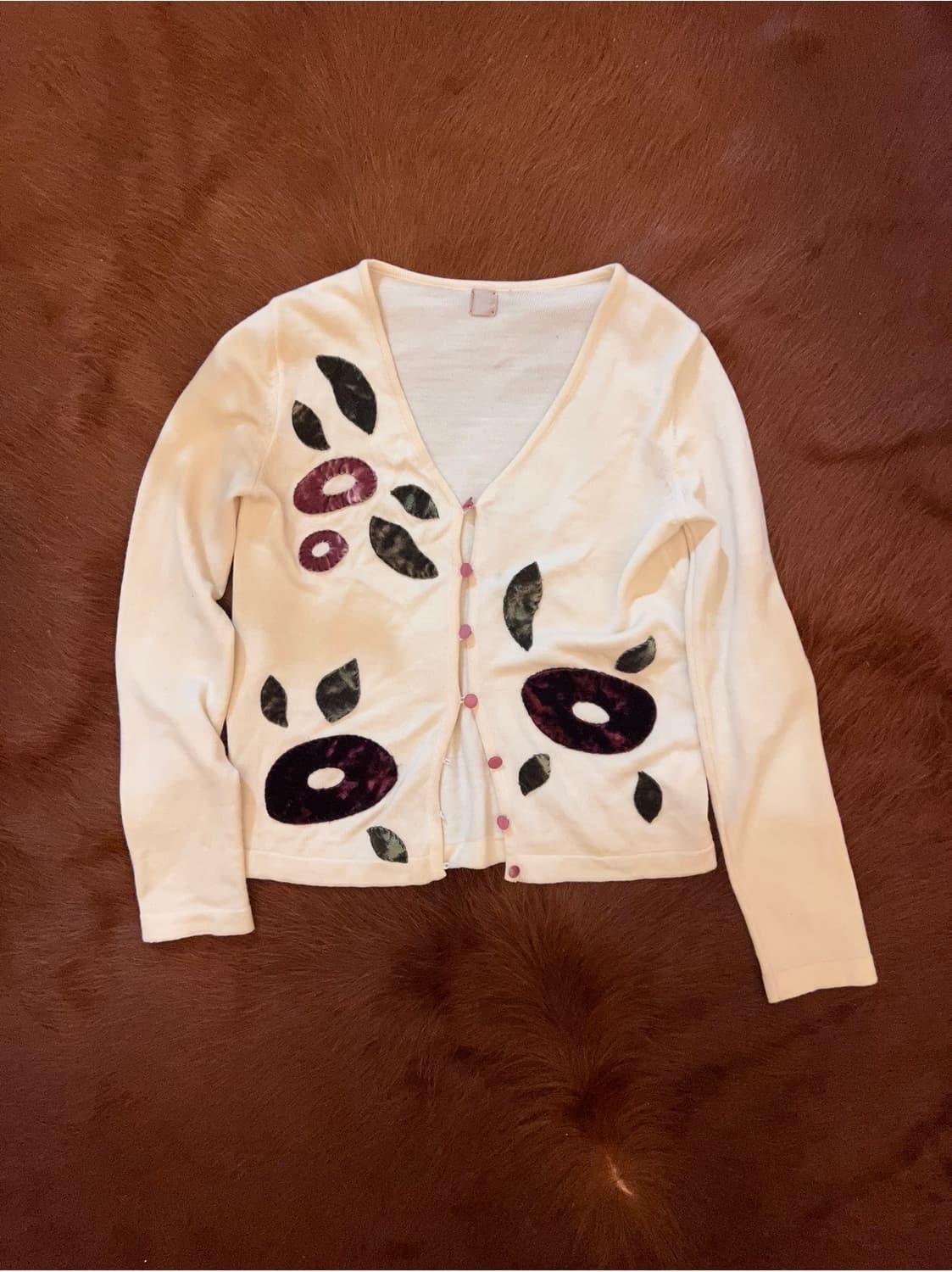 leaf pattern cardigan🍃 상품이미지1