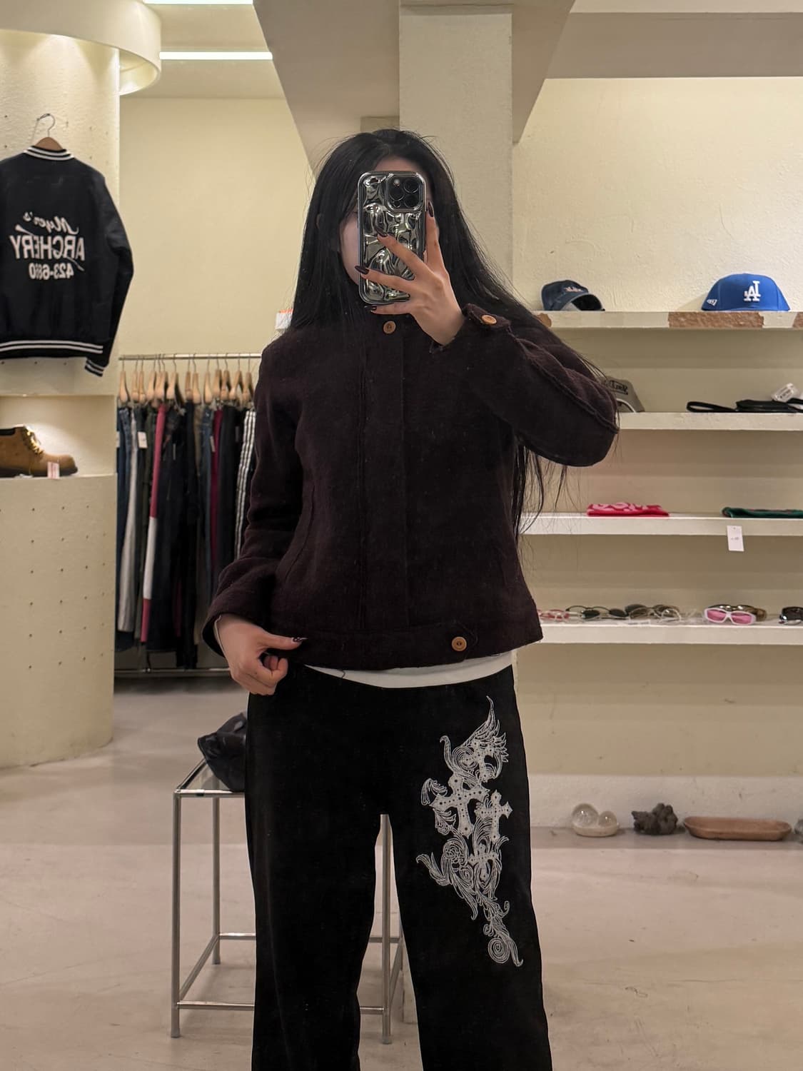 45rpm 딥 브라운 밀리터리 울 자켓 U1231 상품이미지1