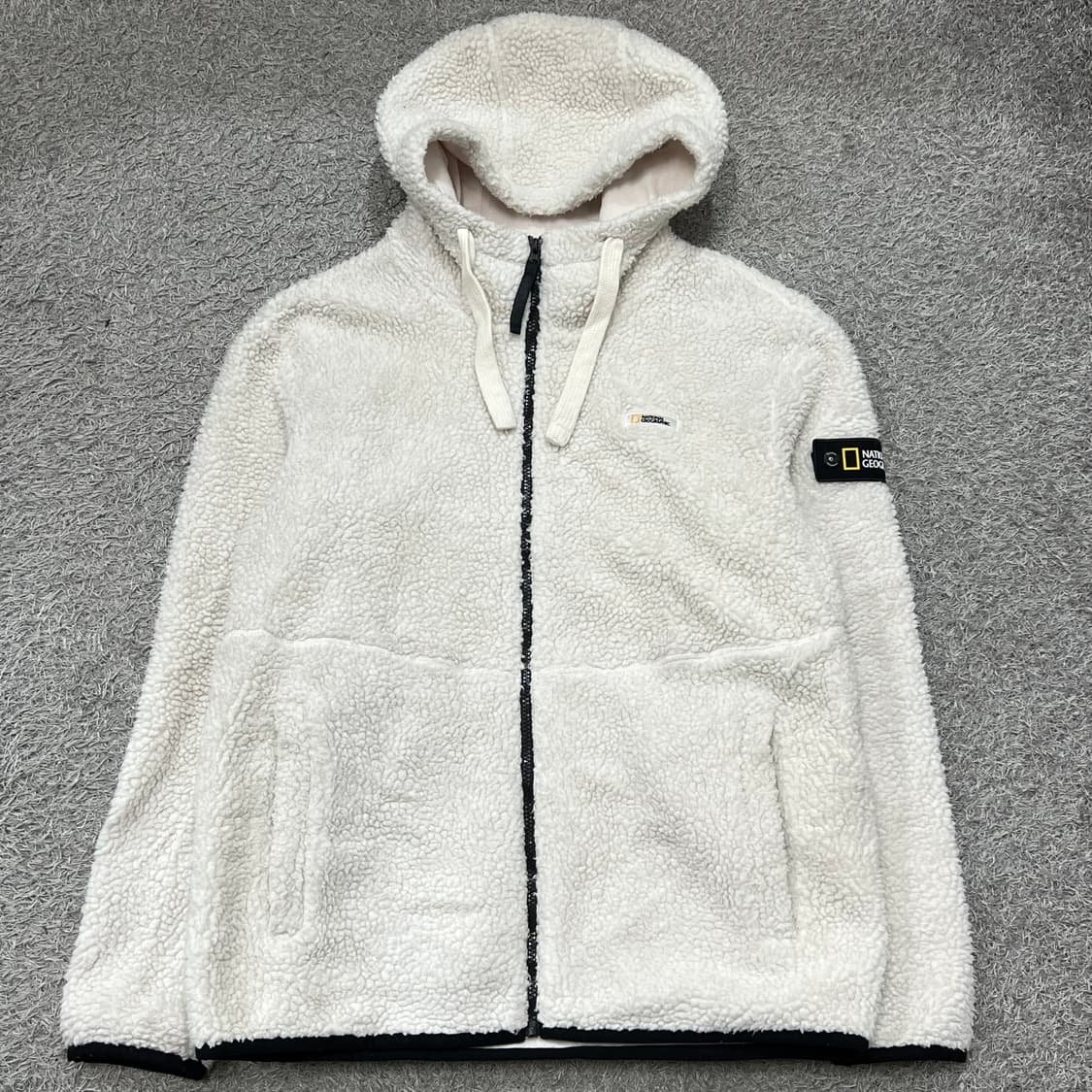 [100-105] 내셔널 지오그래픽 양털 후드집업 상품이미지2