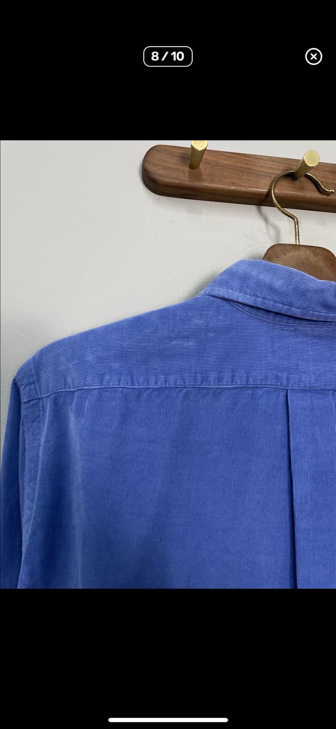 폴로랄프로렌 코듀로이 블루 셔츠  A3581 상품이미지8