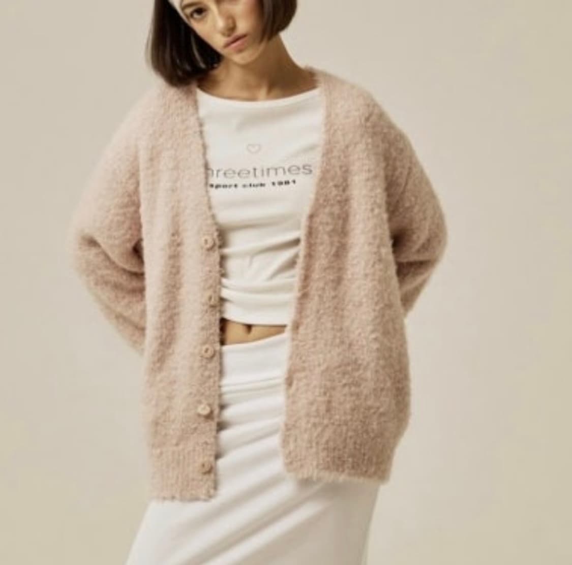 쓰리타임즈 푸들가디건  상품이미지1