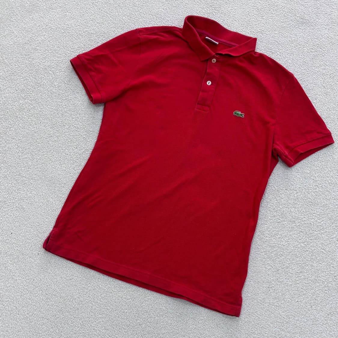 4 라코스테 슬림핏 반팔 티셔츠 0420E 상품이미지1