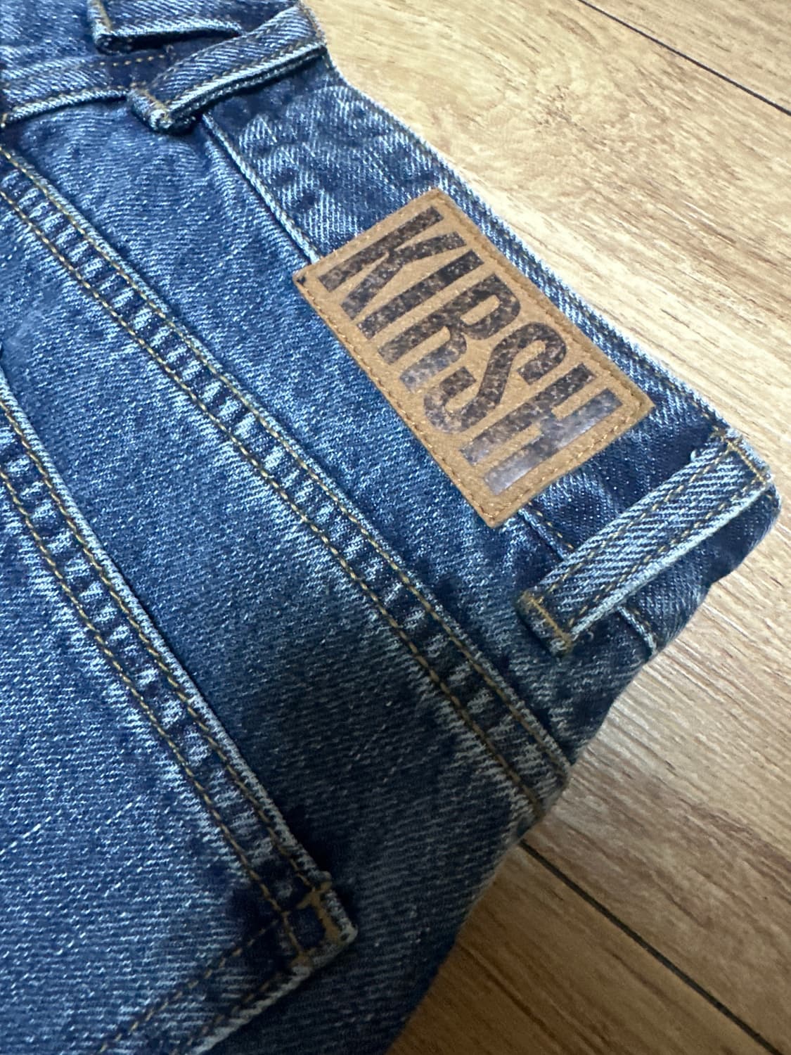 키르시 피그먼트 와이드 데님 팬츠 상품이미지7