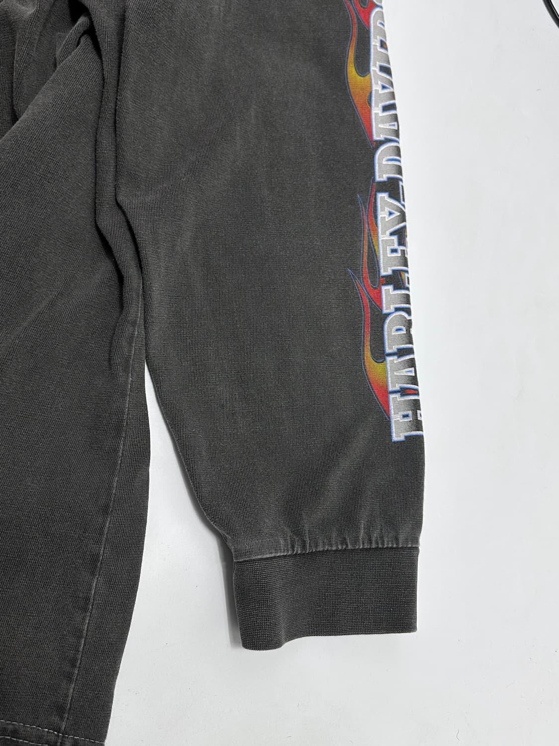 빈티지 모터사이클 프린팅 워싱 롱슬리브 긴팔티셔츠 상품이미지7