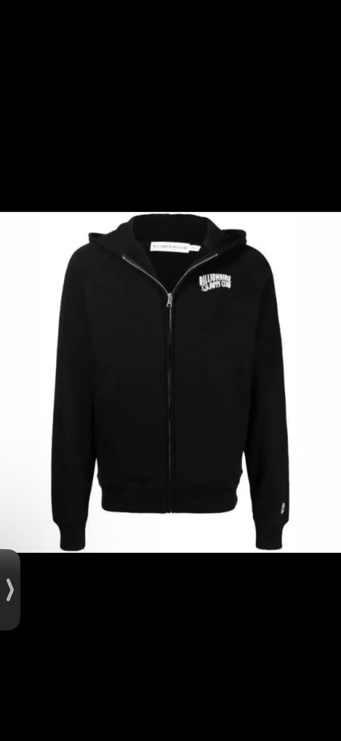 BBC체스트 아치로고 후드집업 블랙 XL 상품이미지1