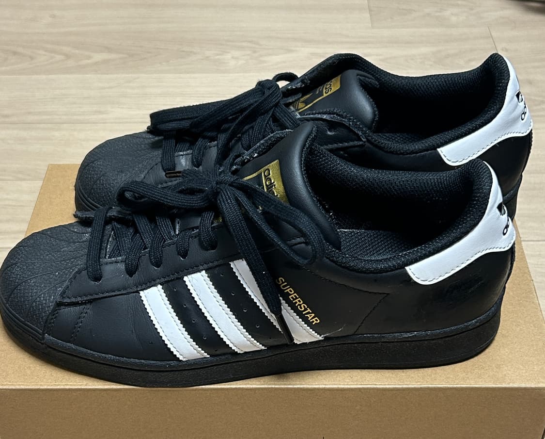 아디다스 슈퍼스타 블랙 275 상품이미지2
