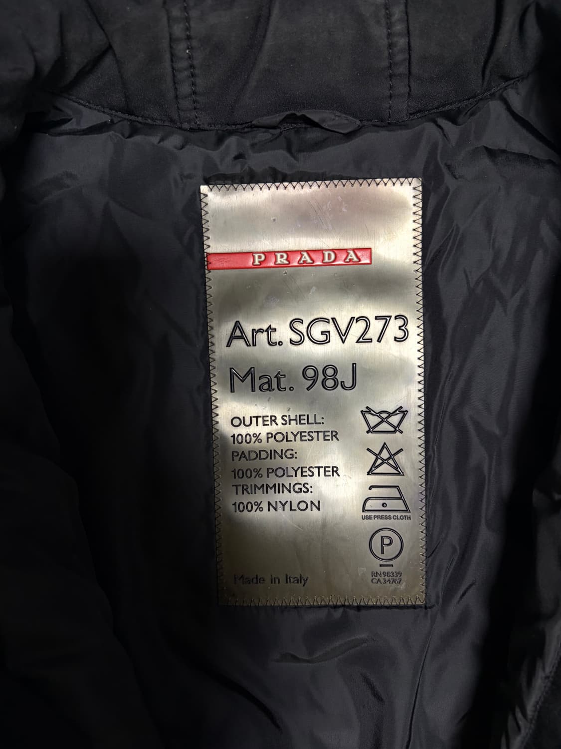 프라다 스포츠 후드 코트 48 상품이미지6