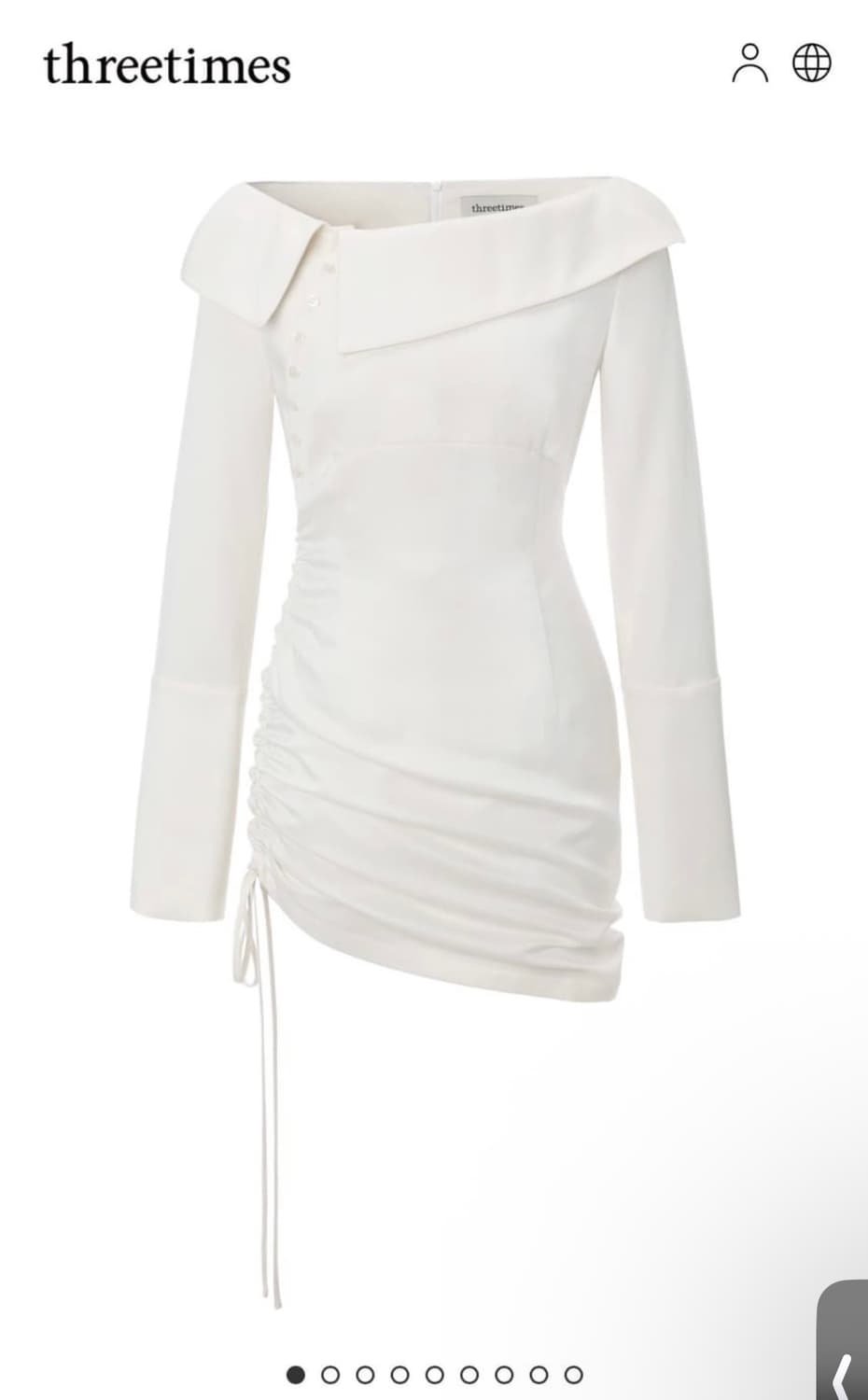 택O ) 쓰리타임즈 셀리나 드레스 s 상품이미지1