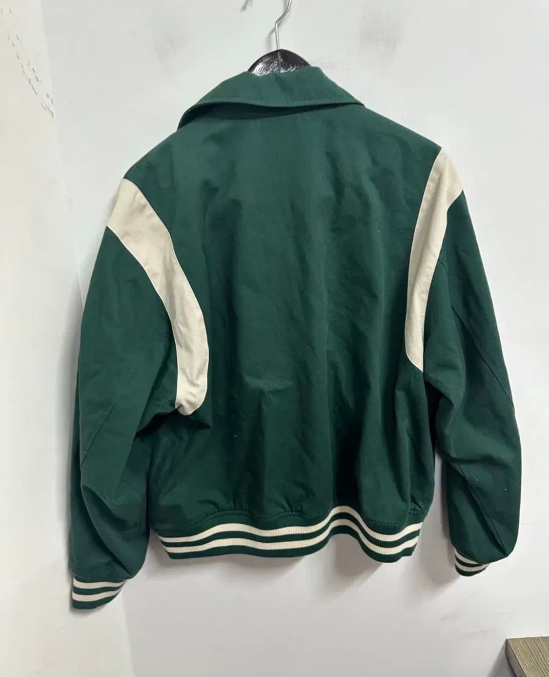 Wai Kei 와이케이 그린색 야구 점퍼 상품이미지4