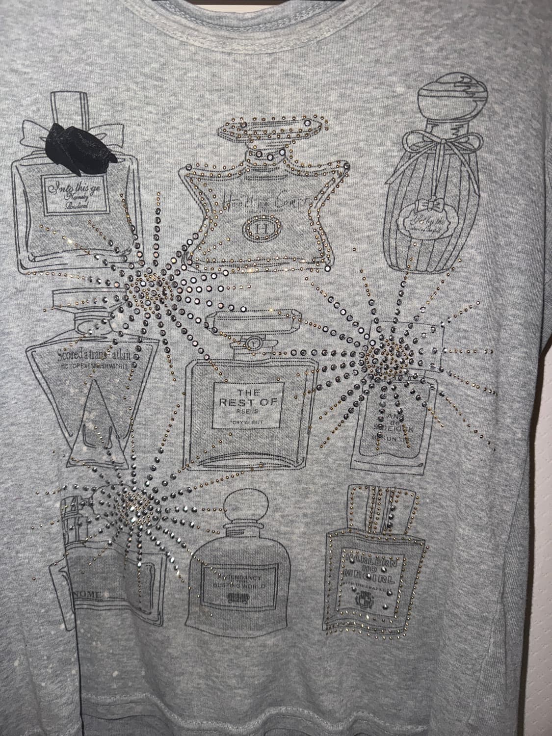 y2k 큐빅 반팔 상품이미지2