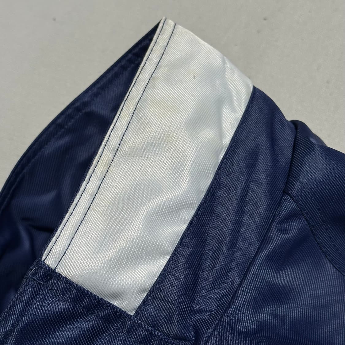 M 새상품 90‘s 나이키 사틴 올드스쿨 네이비 바람막이 상품이미지7