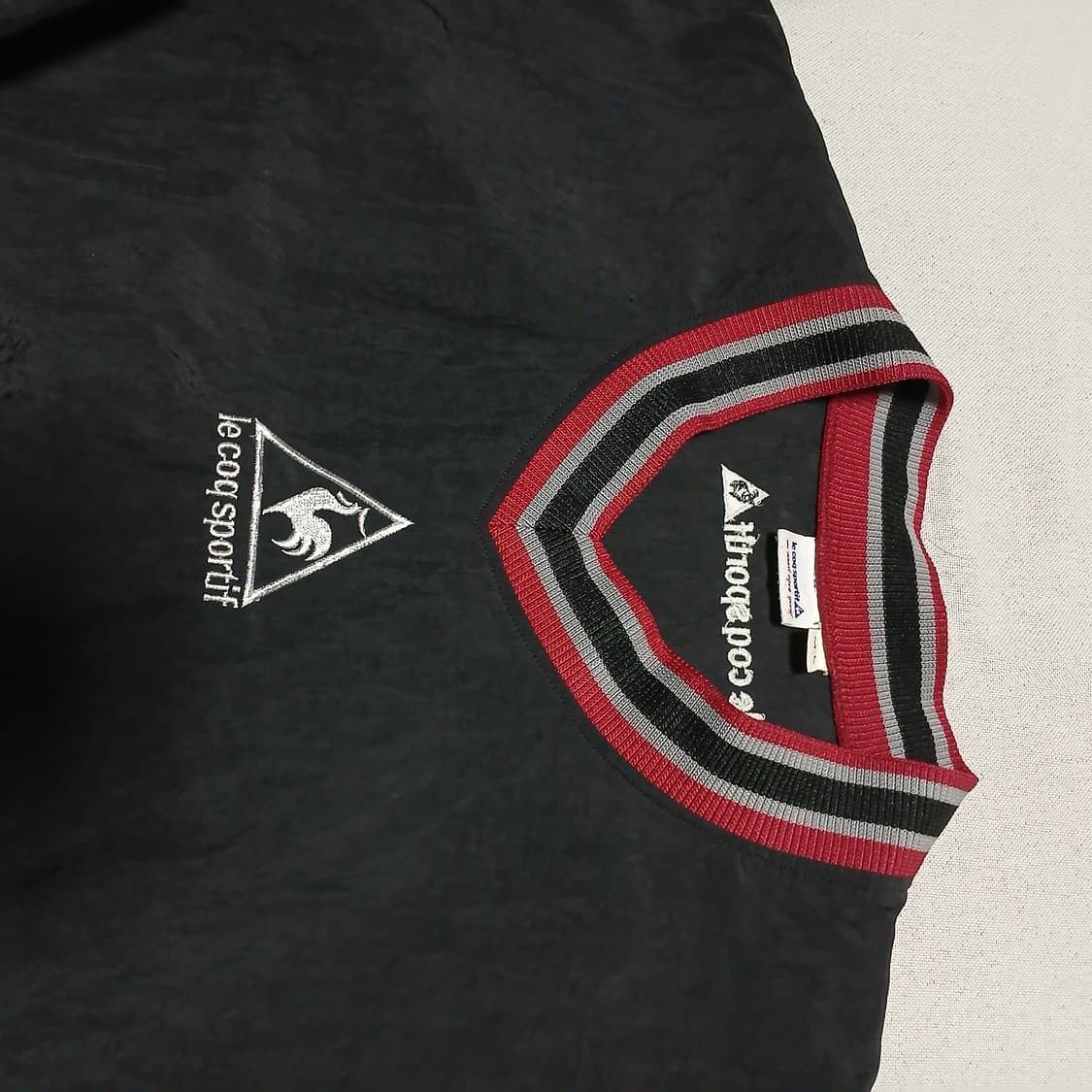 해외판 르꼬끄스포르티브 바스락 웜업 레이어드 바람막이 자켓 상품이미지2