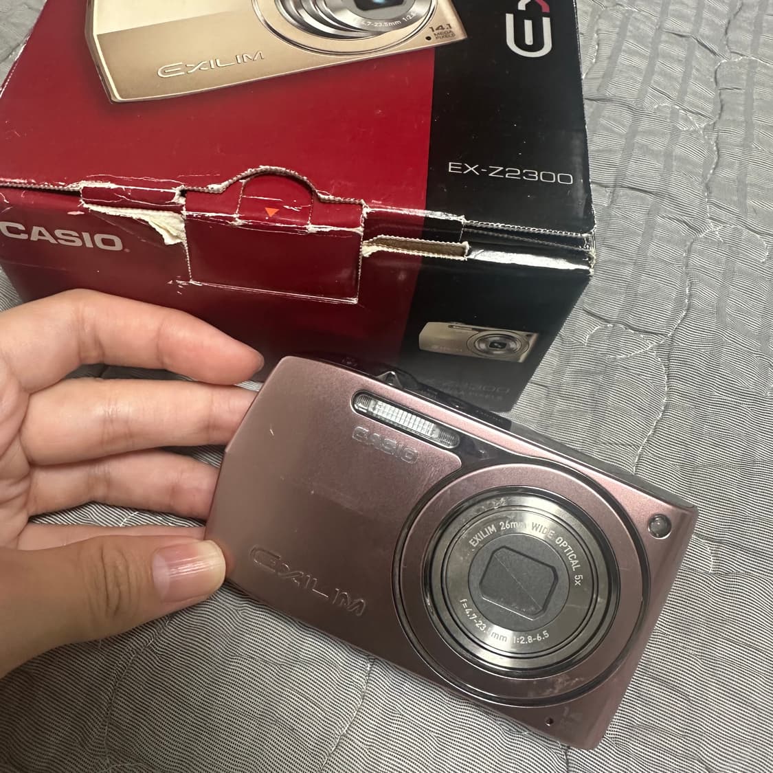 카시오 엑슬림 ex-z2300 아일릿 모카 빈티지 디카 디지털카메라 상품이미지1