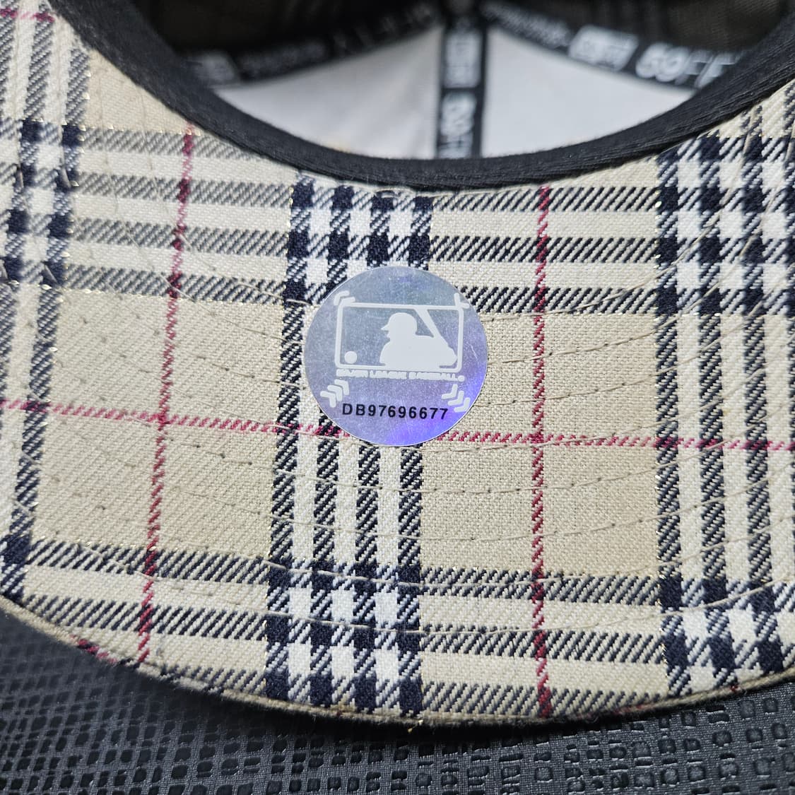 S-M 뉴에라 버버리 콜라보 울 모자 볼캡 사이즈캡 LA 다저스 상품이미지5