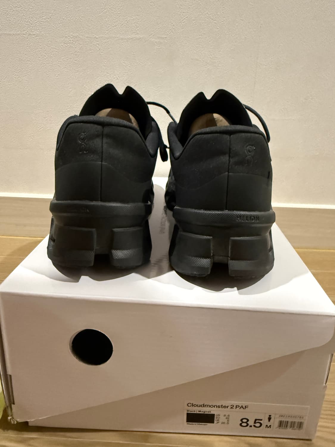 온러닝 파프 클라우드 몬스터 블랙 마그넷 맨 265 상품이미지5