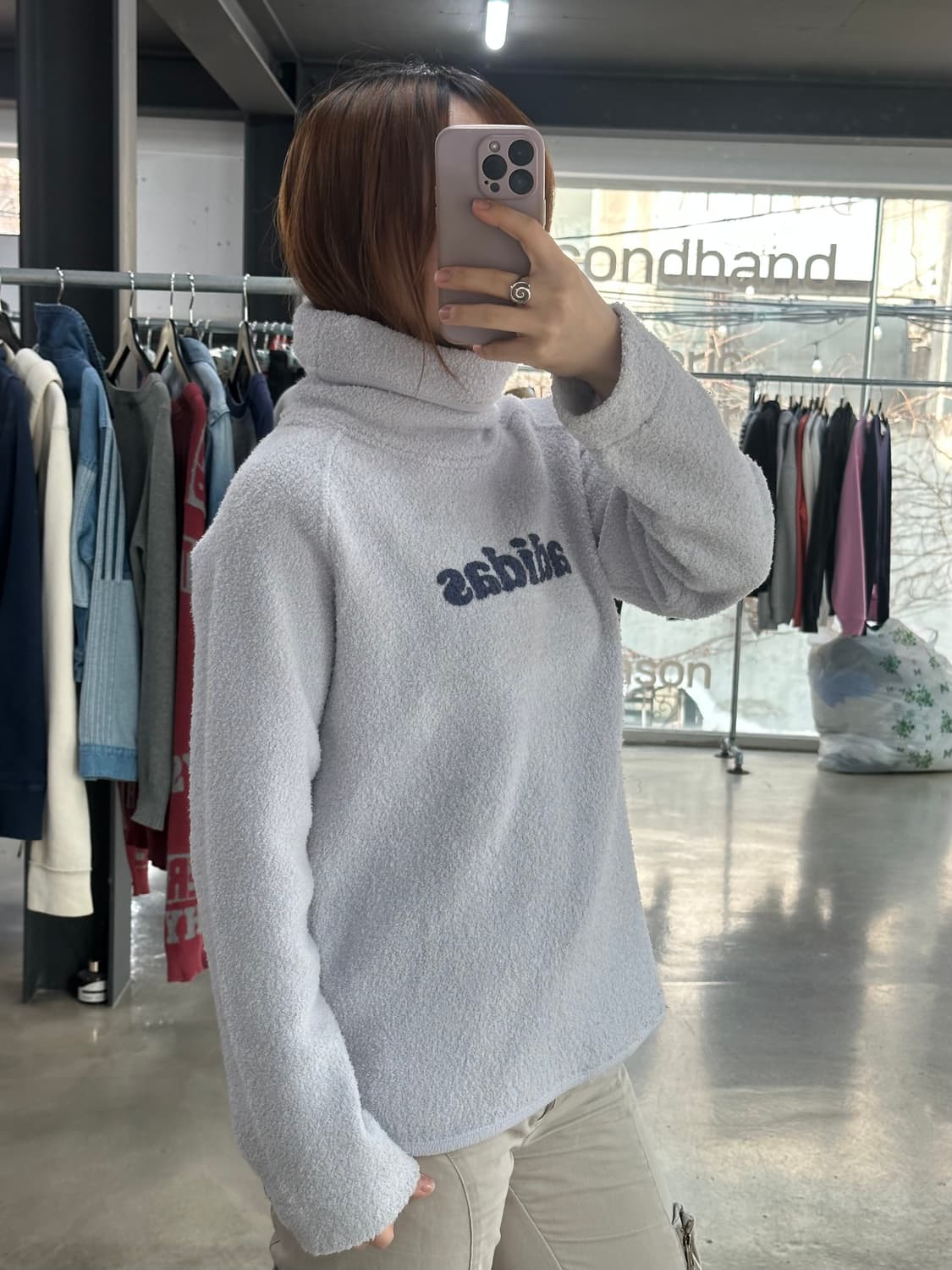 아디다스 스펠아웃 플리스 플러피니트 상품이미지2