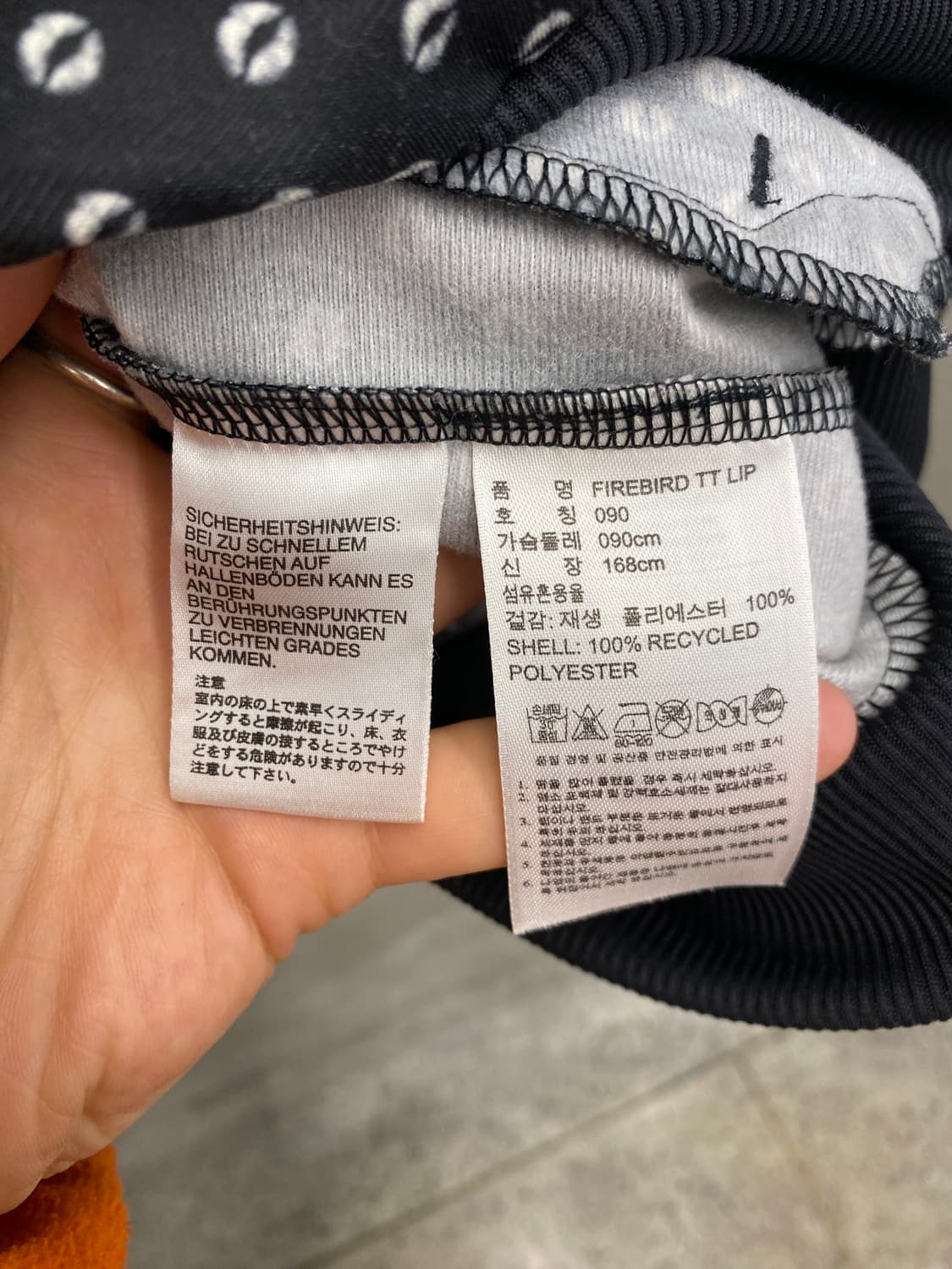 [S] ADIDAS OG 아디다스 립 도트 패턴 파이어버드 져지 상품이미지9