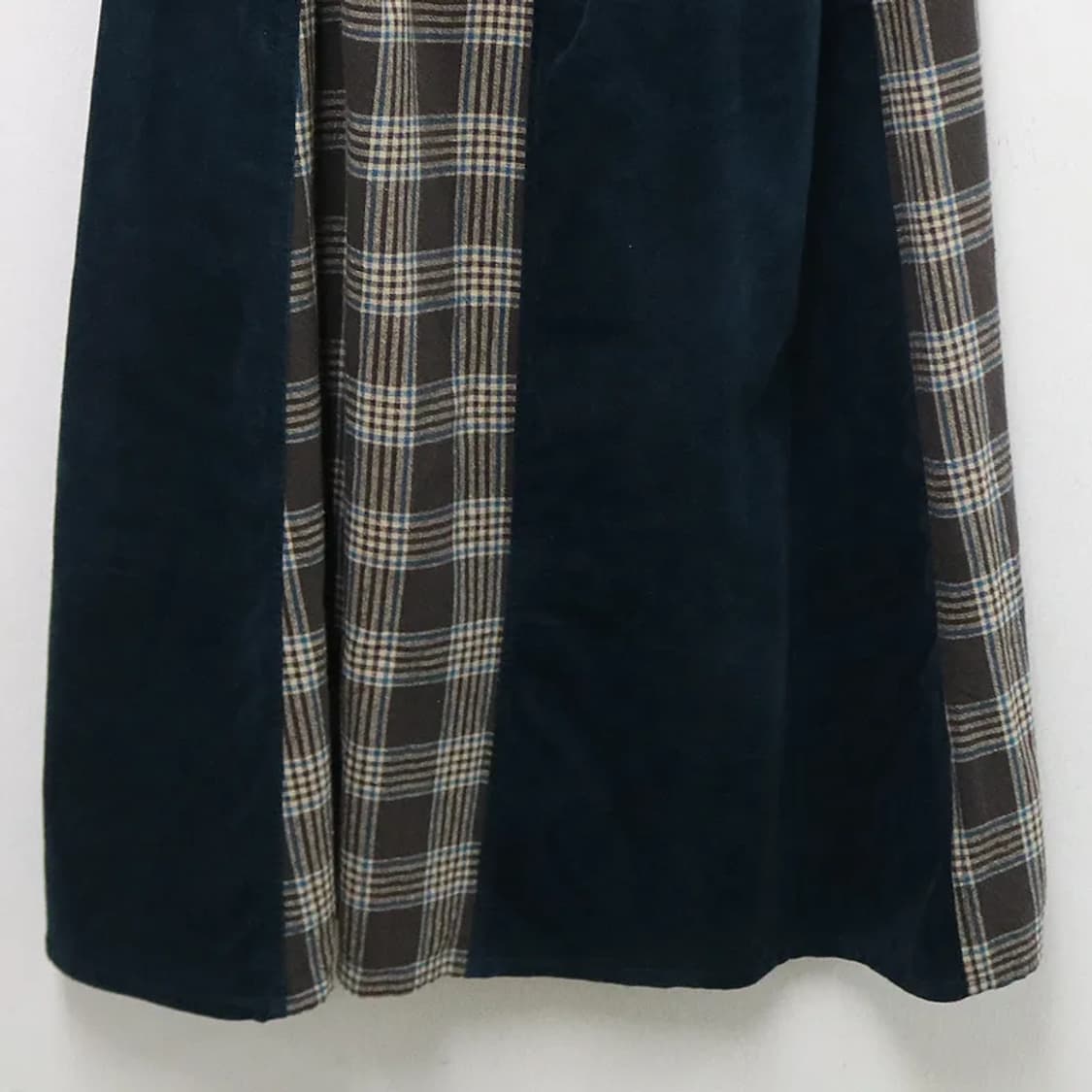 NORTHERN TRUCK 체크 골덴 롱 밴딩 스커트 63658 상품이미지6