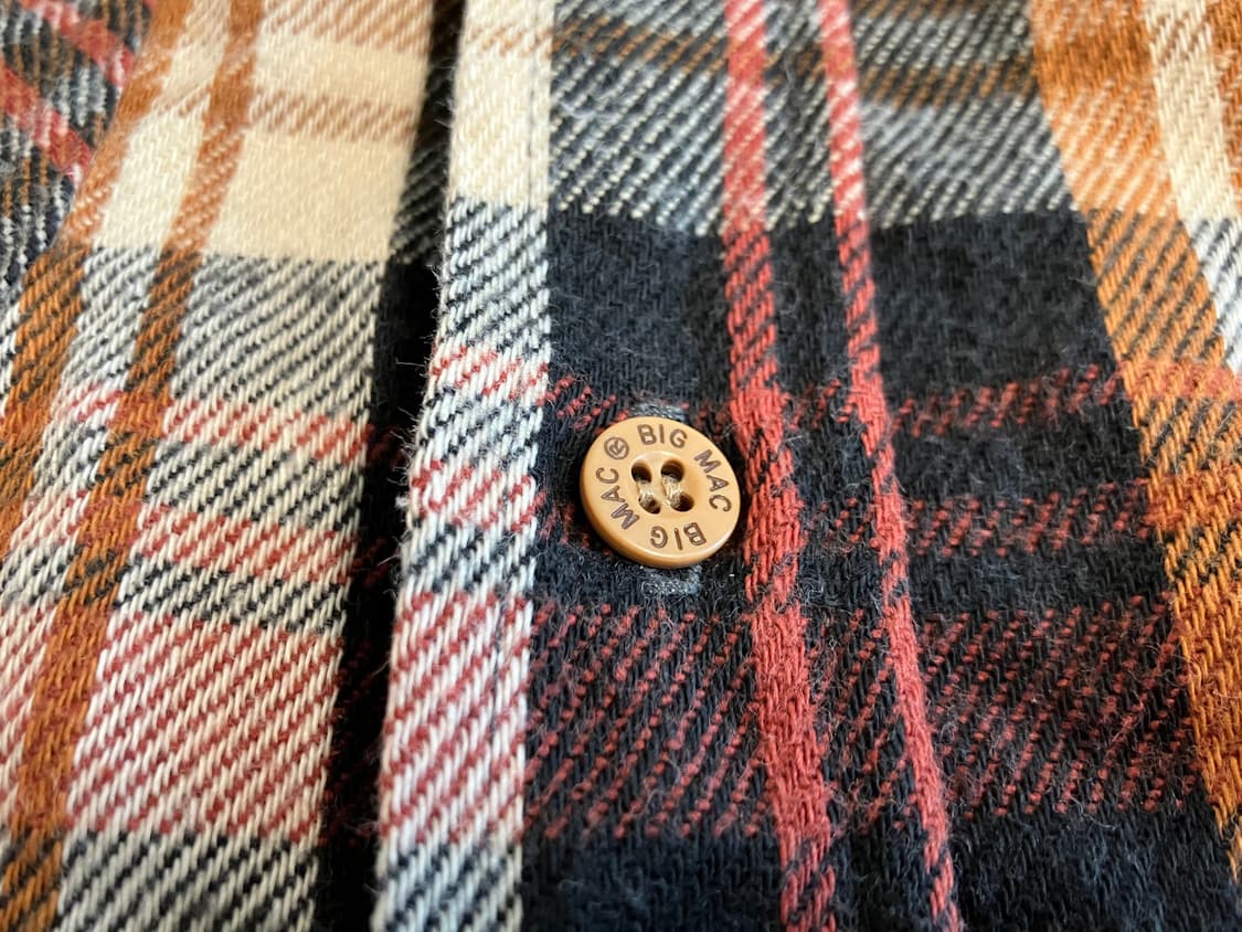 USA 빈티지 90s BIG MAC 빅맥 체크셔츠 XL 워크웨어 아메카지 상품이미지3