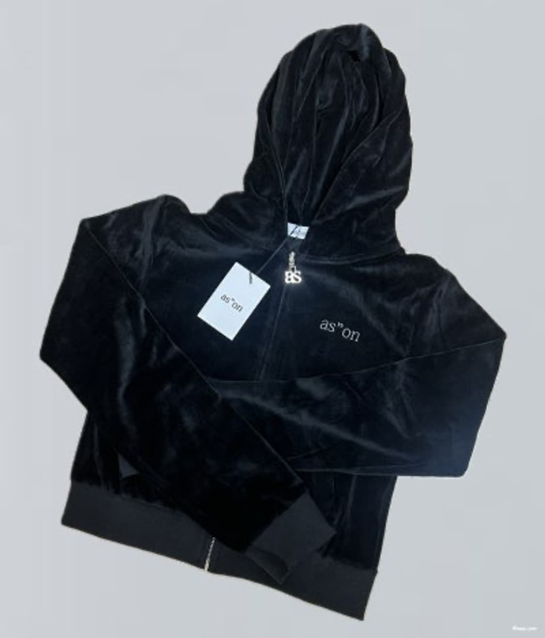 애즈온 벨벳 트레이닝 집업 상품이미지3