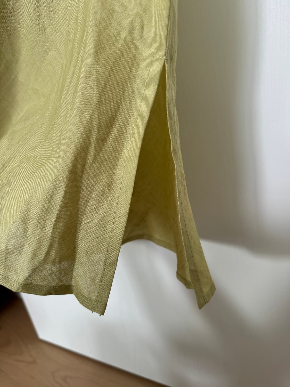 Lime Slip Long Dress 상품이미지3