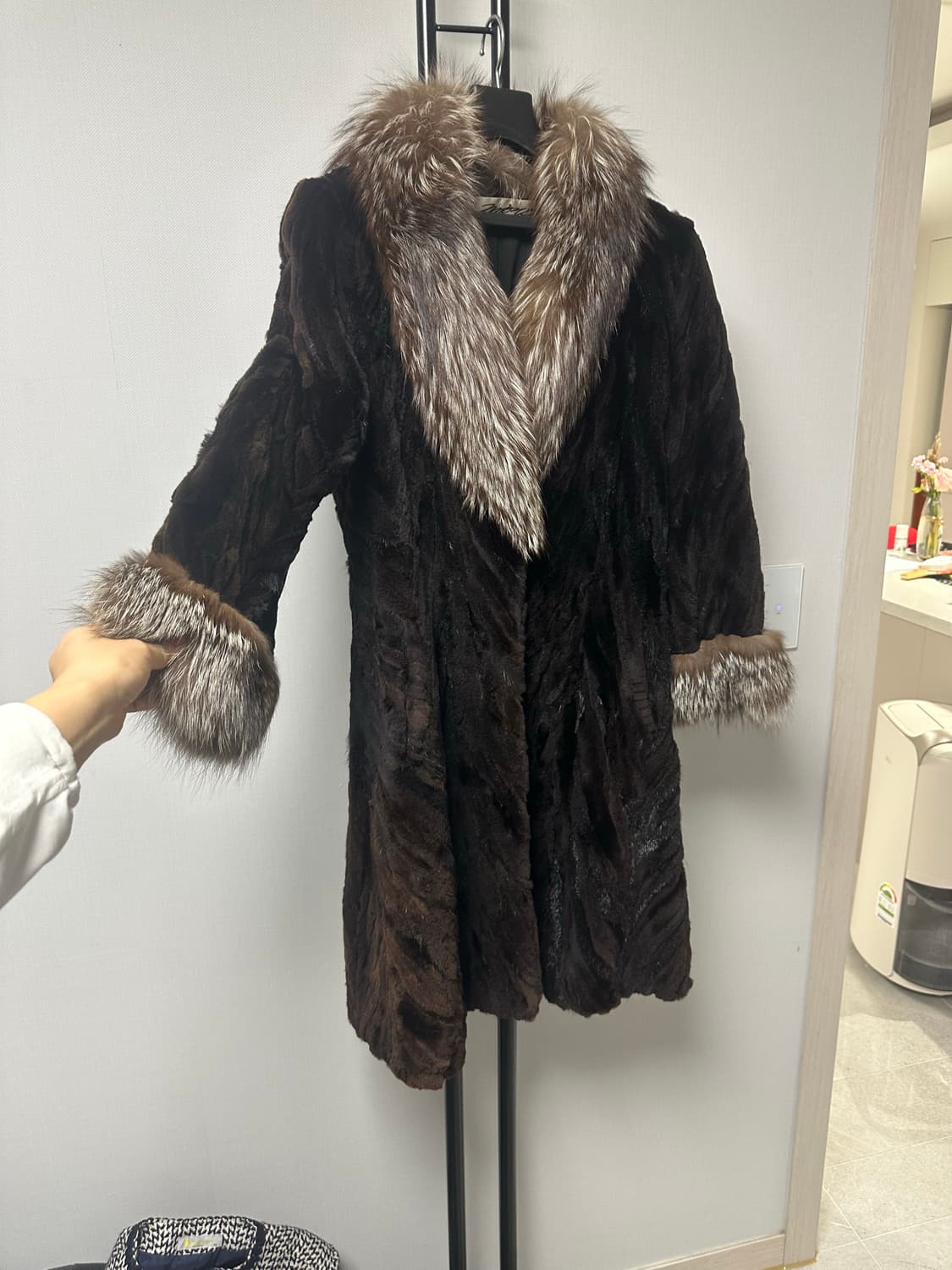 리얼  밍크코트   -S사이즈 상품이미지5