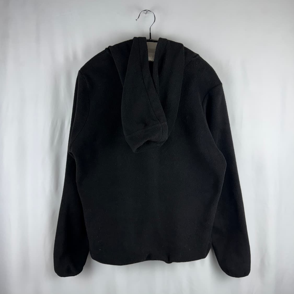 M) 지프 자수로고 플리스 후드집업 블랙 상품이미지6