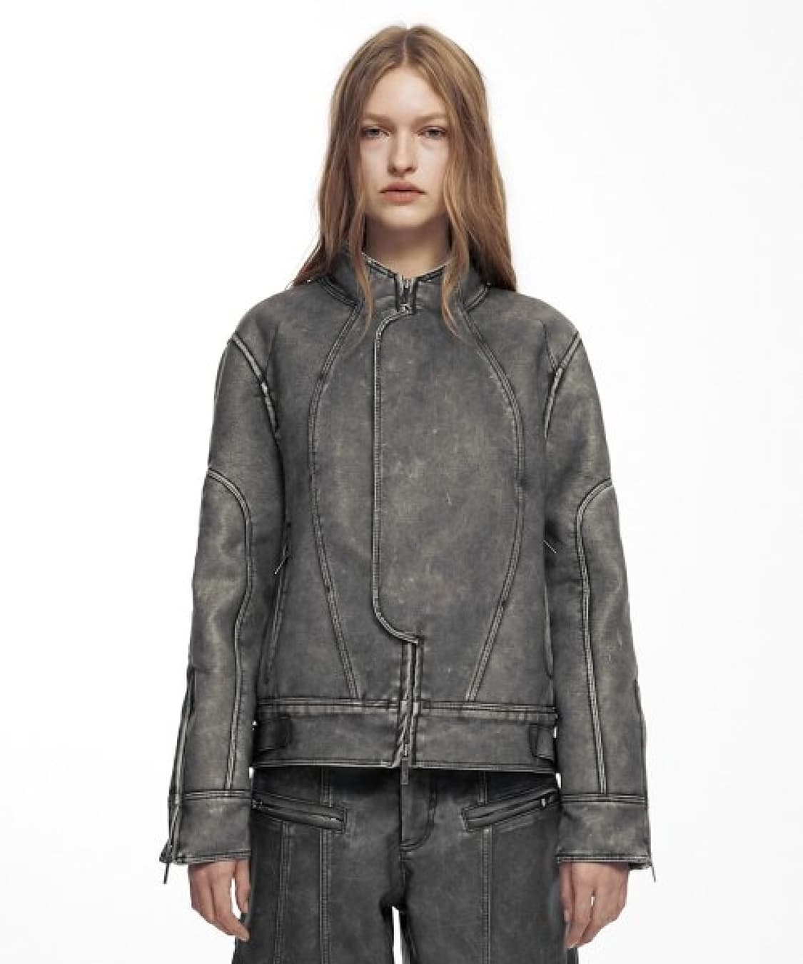 나체 레더 자켓 상품이미지1