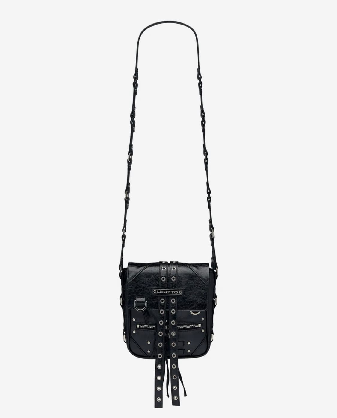 레씨토 가방 Tenacity Leather Cross Bag_[Black 상품이미지1