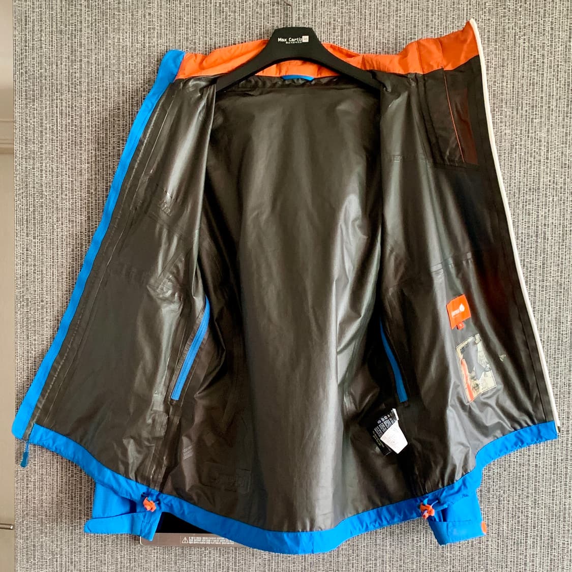 라푸마 고어텍스 자켓 오렌지 블루 윈드자켓 바람막이 방풍 방수 후드점퍼 상품이미지7