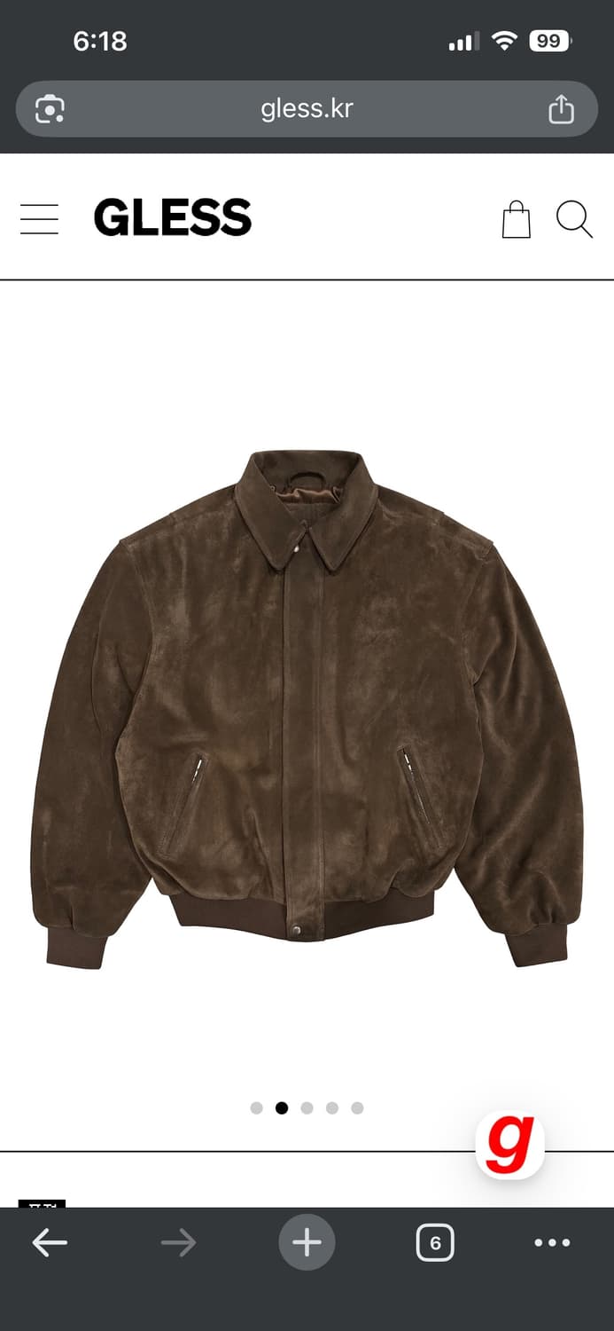 gless  [G] 031 (LEATHER BOMBER) [0] 상품이미지1