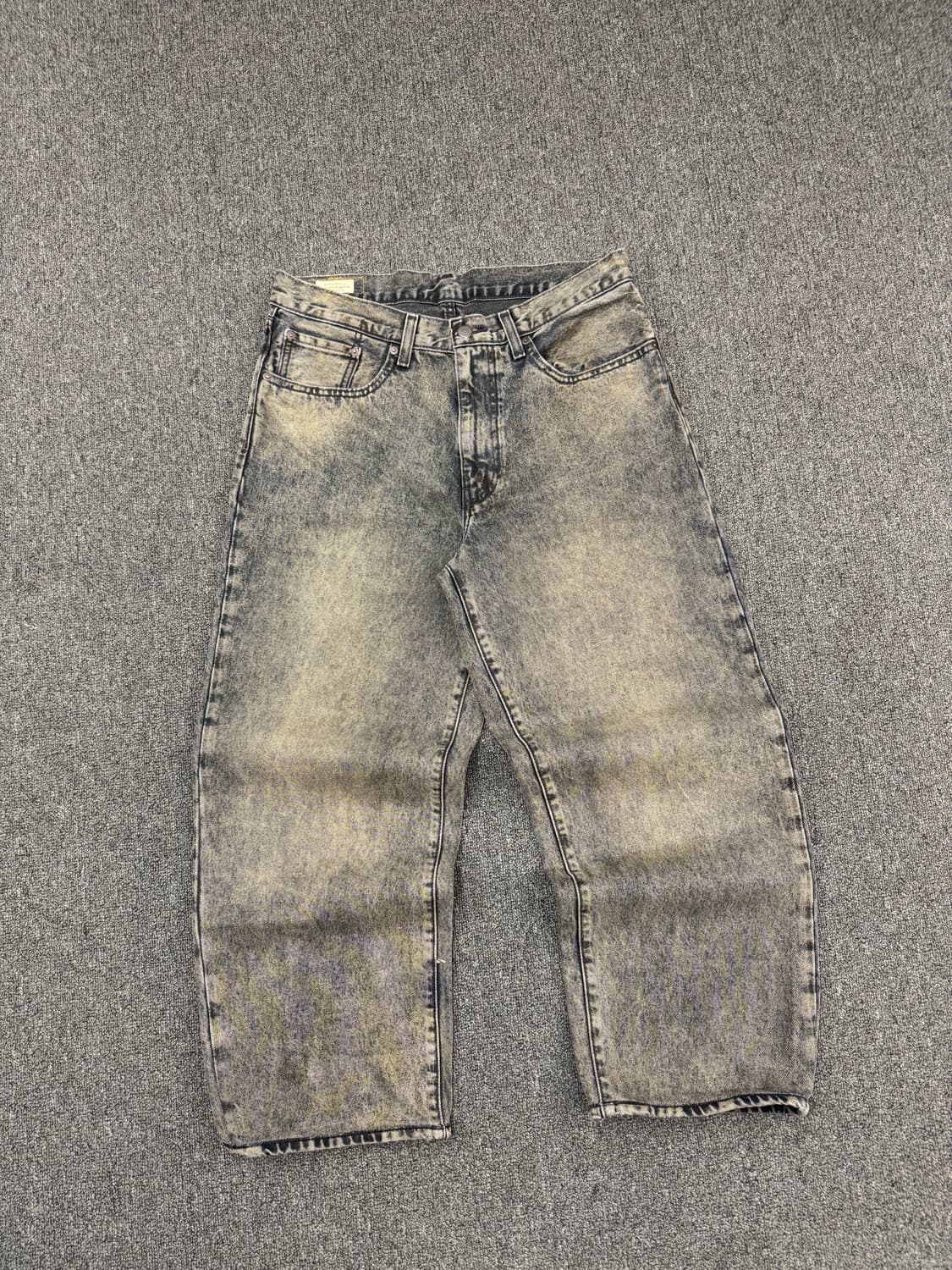 32)리바이스 빈티지 워싱 578 흑청 데님팬츠 상품이미지3