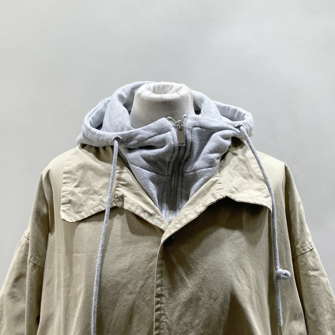 에잇컨셉 여성후드트렌치코트 베이지 FREE  상품이미지2