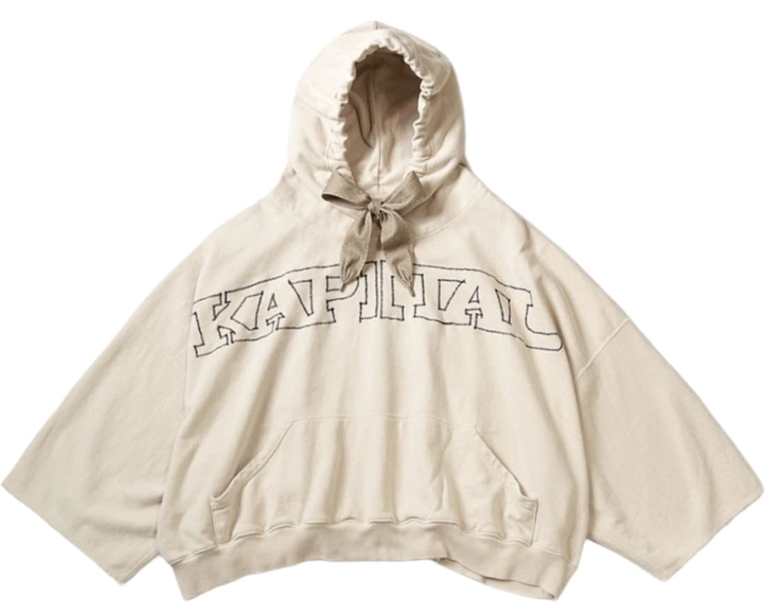 캐피탈 플리스 데빌 후드 파카 캐피탈 자수 키나리 상품이미지1