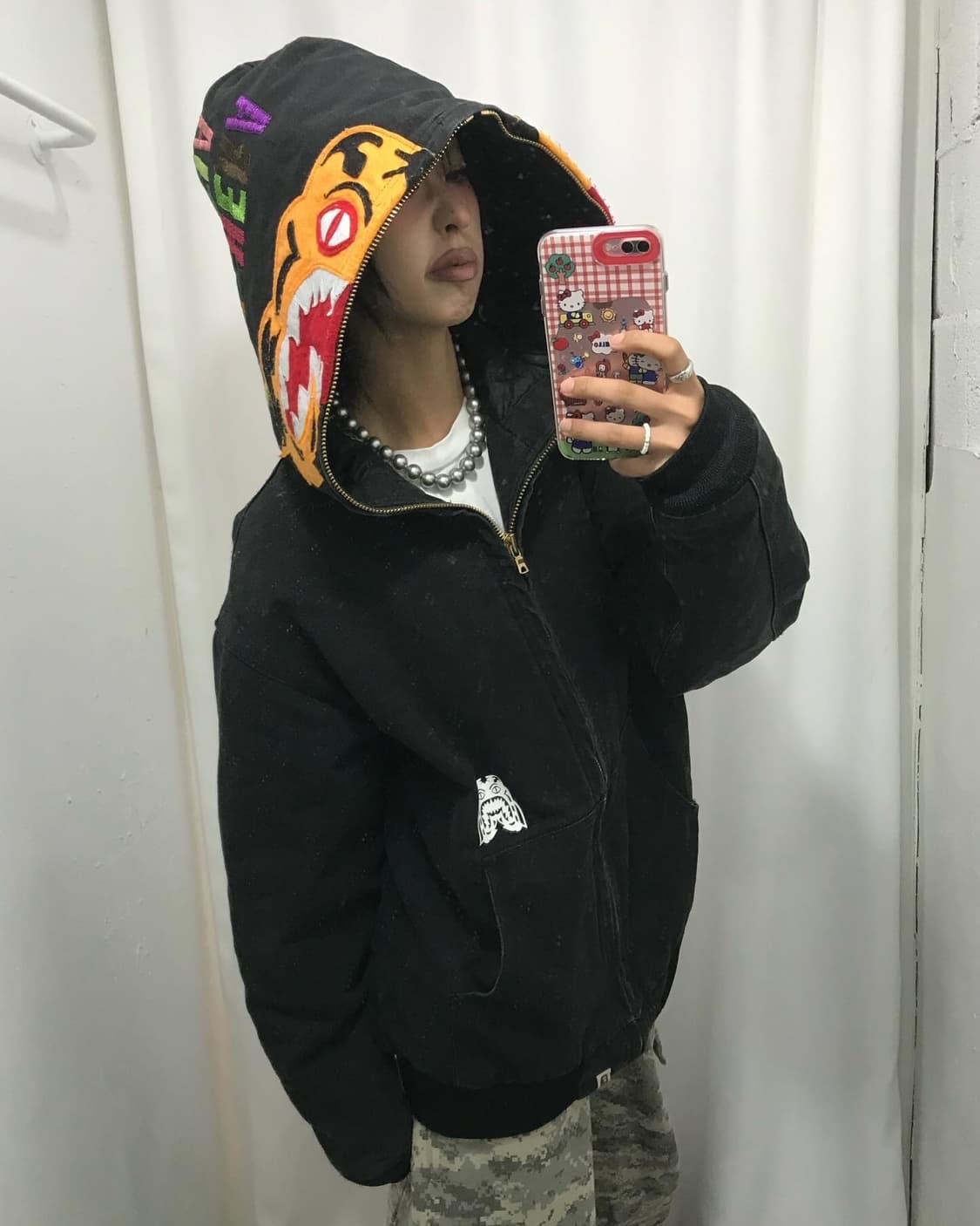 Bape Tiger Hood Work Jacket 상품이미지6
