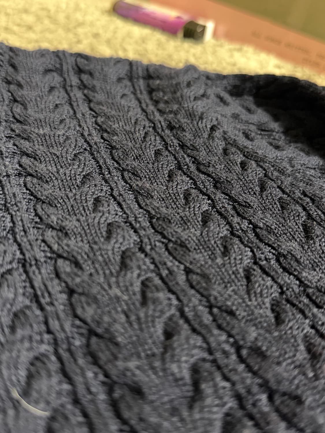 B:ming by Beams 울 케이블 니트 상품이미지5